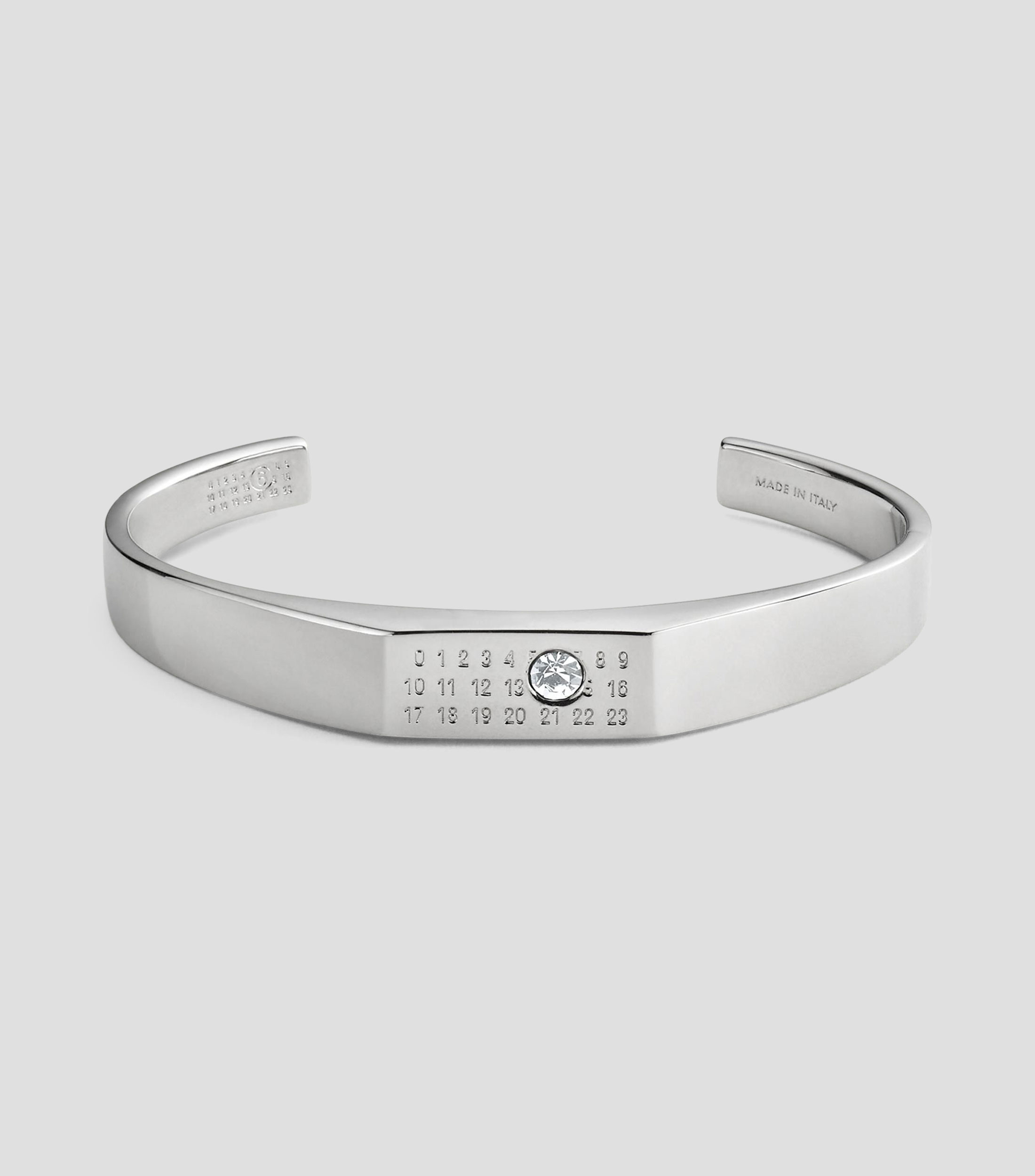 Brazalete abierto Chevalier con cristal Hombre